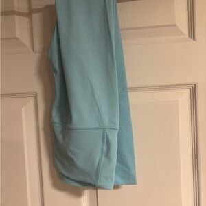 Womens Aqua Blue Leggings
